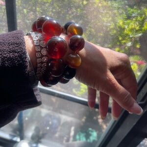 Elegant Amber Bracelet